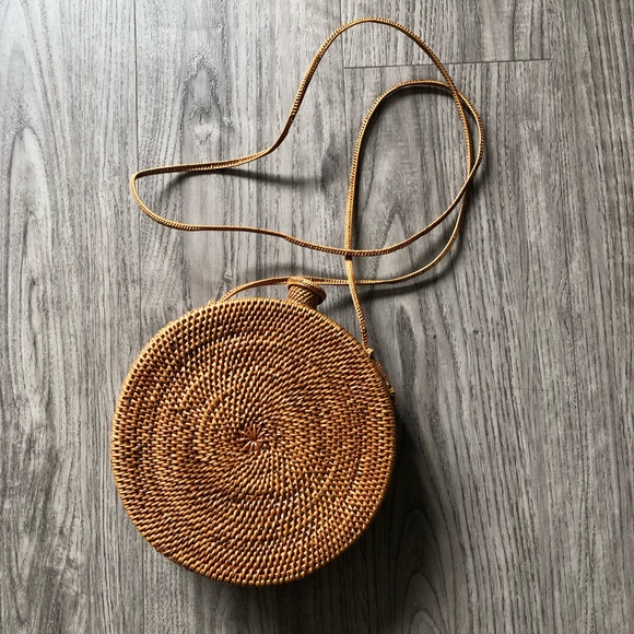 Anthropologie Handbags - Woven Basket Purse